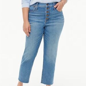 J. Crew Essential Straight Cropped jeans Size 29P